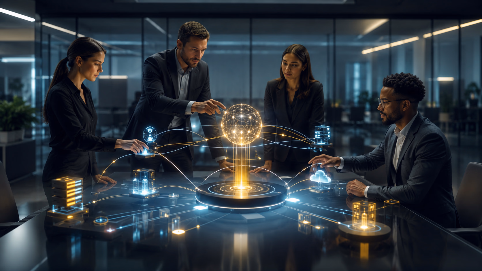 Manager assessing the impact of the Tax Reform on master data